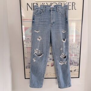 Pistola ripped faded wash jeans size 27